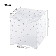Polka Dot Pattern Transparent PVC Square Favor Box Candy Treat Gift Box(CON-BC0006-28)-2