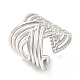 201 Stainless Steel Open Cuff Ring(RJEW-E063-48P)-1