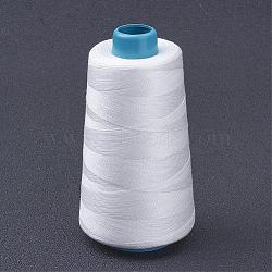 Cotton Thread, White, 0.28mm, about 1749.78 yards(1600m)/roll(OCOR-WH0001-18)