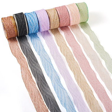 Polyester Crumpled Ribbon(OCOR-TAC0035-12G)-3
