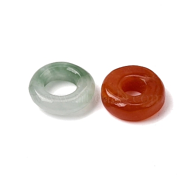 Natural Myanmar Jade Dyed Linking Rings(G-Z162-12)-2