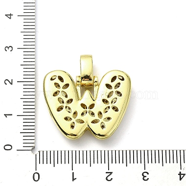 pendentifs en laiton zircon cubique transparent(KK-M279-01G-W)-3