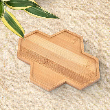Bamboo Saucer for Succulent Planter Pots(AJEW-WH20076)-6