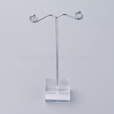 3Pcs T Bar Earring Organic Glass Displays Sets(X-EDIS-G012-01)-4