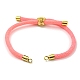 Nylon Cords Bracelet Makings Fit for Connector Charms(AJEW-P116-01G-06)-2