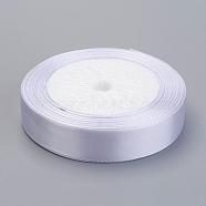 Valentines Day Gifts Boxes Packages Single Face Satin Ribbon, Polyester Ribbon, White, 1-1/2 inch(37mm), about 25yards/roll(22.86m/roll), 5rolls/group, 125yards/group(RC37MMY-001)
