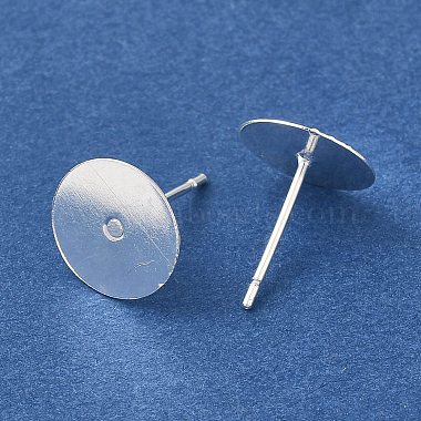 Brass Studs Earrings Finding(KK-K383-05B-S)-2