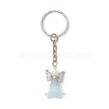 Light Cyan Angel & Fairy Acrylic Keychain