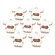 Alloy Enamel Pendants(X-ENAM-T011-35KC-RS)-1