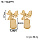 304 Stainless Steel Stud Earring Findings(STAS-OY015-77G)-2