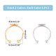 12Pcs 2 Colors Brass Open Cuff Ring Findings(KK-UN0001-28)-3