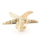 Starfish Alloy Adjustable Rings for Women(RJEW-B108-02KCG)-6