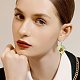 Bees Alloy Resin Dangle Earrings(FS-WGAE13C-01)-3