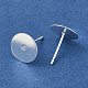 Brass Studs Earrings Finding(KK-K383-05B-S)-2