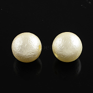 ABS Plastic Imitation Pearl Round Beads, Antique White, 20x19mm, Hole: 3mm, about 110pcs/500g(SACR-Q105-24E)