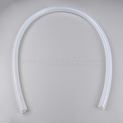 Silicone Tubing, Hoses, Soft Pipes, for Cable Protection, Hydraulic, Pneumatic & Plumbing, WhiteSmoke, 20.5mm, Inner Diameter: 17mm(SIL-WH0014-14A)