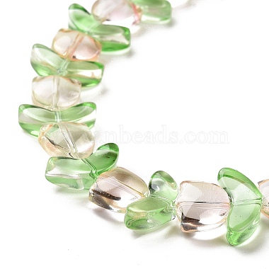 Chapelets de perles en verre transparente  (LAMP-H061-02A)-4
