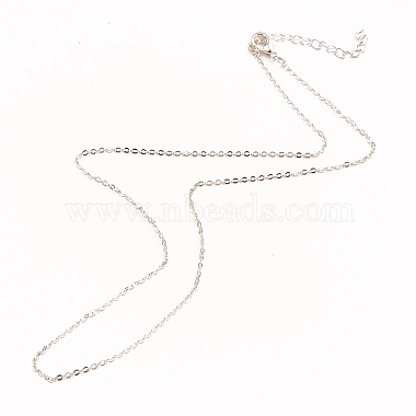 Iron Cable Chain Necklace Making(MAK-I019-01B-S)-3