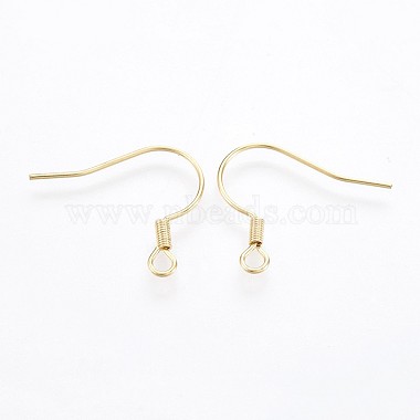 304 Stainless Steel Earring Hooks(X-STAS-P221-04G)-2