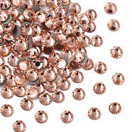 Preciosa&reg Crystal Hotfix Flatback Stones, Czech Crystal, Round(438 11 612 Chaton Rose VIVA 12 &reg), 00030 266 Apricot, SS10(2.7~2.9mm)(Y-PRC-HSS10-00030-266)