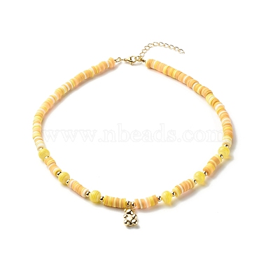 Bear Pendant Necklace for Teen Girl Women(NJEW-JN03704)-2