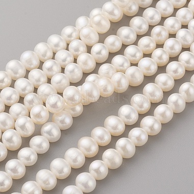 6mm Seashell Potato Pearl Beads