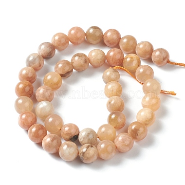 Natural Sunstone Beads Strands(G-M373-01A)-3