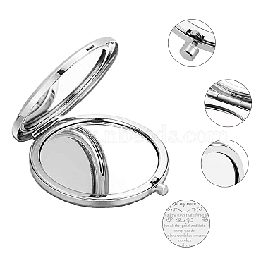 304 Stainless Steel Customization Mirror(DIY-WH0245-005)-3