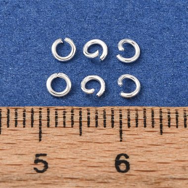 Messing Open Ringe springen(KK-G604-08S-07)-3