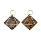 Brass with PU Leather Pendants(FIND-Z048-08B-KCG)-1