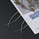 Minimalist Brass Earrings(EJEW-TA0010-01S)-5