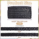 Sparkle Polyester Wavy Lace Trim Ribbon(OCOR-WH0082-563E)-2
