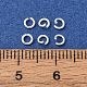 Messing Open Ringe springen(KK-G604-08S-07)-3