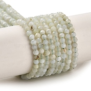 Natural Green Opal Beads Strands, Faceted, Round, 2mm, Hole: 0.5mm, about 172~174pcs/strand, 15.75''(40~40.5cm)(G-Z035-A02-01C)