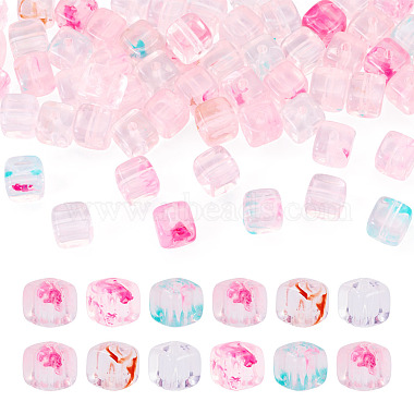 60pcs perles acryliques transparentes(OACR-TA0004-88E)-1