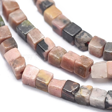 Natural Rhodonite Beads Strands(G-A177-03-01)-3