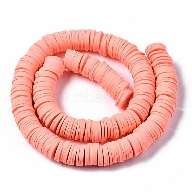 Flat Round Eco-Friendly Handmade Polymer Clay Beads(CLAY-R067-12mm-19)-3