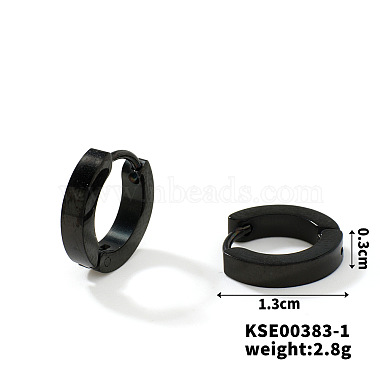 Ring Stainless Steel Earrings