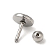 304 boucles d'oreilles en inox(EJEW-K260-01AS)-2