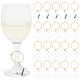 Transparent Acrylic Butterfly Wine Glass Charms(AJEW-AB00114)-1