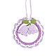 Crochet Lily of The Valley Hanging Pendant(HJEW-WH0007-12B)-1