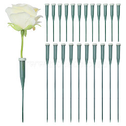 50Pcs 2 Styles Plastic Flower Water Tubes, with Cap, Keep Fresh Rhizome Hydroponic Container, Floral Tube for Flower Arrangements, Dark Green, 145~300x13~17mm, 25pcs/style(AJEW-GL0002-46)