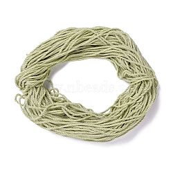 Polyester Cord, Twisted Cord, Honeydew, 5mm, about 97~100m/bundle(NWIR-P021-018)