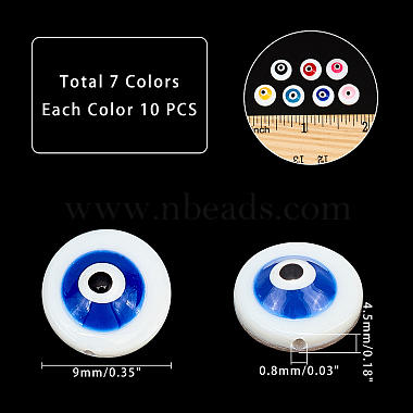 Nbeads 70Pcs 7 Colors Natural Freshwater Shell Beads(SHEL-NB0001-09)-5