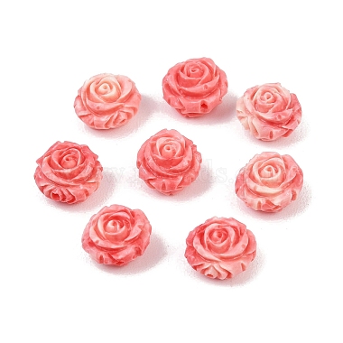 Synthetic Shell Dyed Carved Beads(SHEL-U001-07)-1