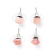 boucles d'oreilles en opale rose naturelle pour femme(EJEW-K091-01P-07)-1