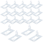 30Pcs Iron Mosquito Coil Findings, Platinum, 50x29x1mm(FIND-CN0001-79B)