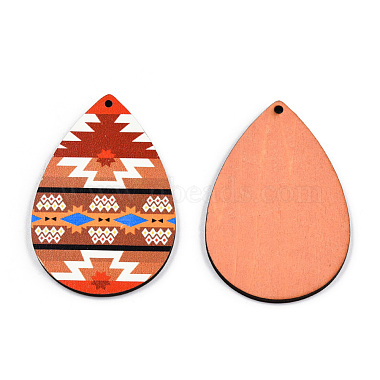 Sienna Teardrop Wood Big Pendants