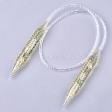 PVC Wire PC Circular Knitting Needles(TOOL-T006-16)-2