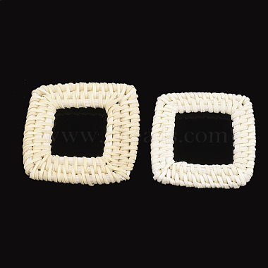 Reed caña hecha a mano / anillos de unión de ratán tejidos(WOVE-T005-20B)-2